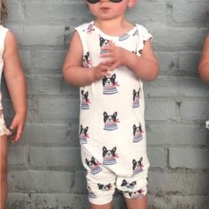 { SpearmintLOVE Frenchie Romper/Overalls }